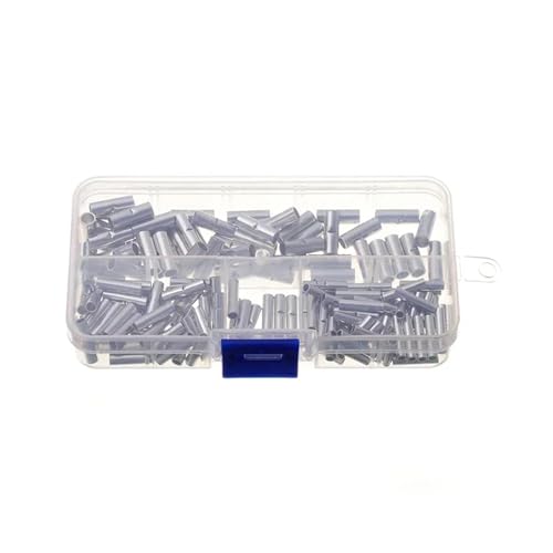 LEDVXFSVY 150pcs Non-Insulated Butt Wire Connector Ferrules Electrical Cable Terminal Tinned Crimp Terminal 0.5-6mm2 22-10AWG LEDVXFSVY 150pcs Non-Insulated Butt Wire Connector Ferrules Electrical Cable Terminal Tinned Crimp Terminal 0.5-6mm2 22-10AWG von LEDVXFSVY