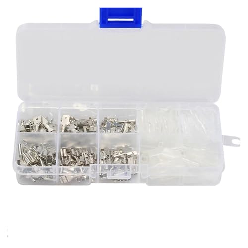 LEDVXFSVY 180Pcs Insulated Male Female Wire Connector 2.8/4.8/6.3mm Electrical Wire Crimp Terminals Spade Connectors Assorted Kit LEDVXFSVY 180Pcs Insulated Male Female Wire Connector 2.8/4.8/6.3mm Electrical Wire Crimp Terminals Spade Connectors Assorted Kit von LEDVXFSVY