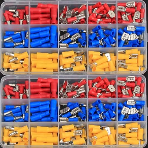 LEDVXFSVY 236PCS Insulated Wire Electrical Connectors Butt Ring Spade Fast Disconnect Crimp Terminals Connectors Assortment Kit LEDVXFSVY 236PCS Insulated Wire Electrical Connectors Butt Ring Spade Fast Disconnect Crimp Terminals Connectors Assortment Kit von LEDVXFSVY