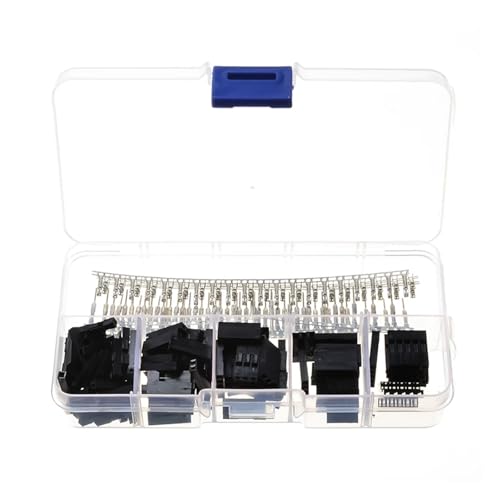 LEDVXFSVY 250pcs 2.54mm 1/2/3/4/5 Pin Wire Jumper Pin Header Connector Housing Kit Male Female Pin Connector Terminal Pitch LEDVXFSVY 250pcs 2.54mm 1/2/3/4/5 Pin Wire Jumper Pin Header Connector Housing Kit Male Female Pin Connector Terminal Pitch von LEDVXFSVY