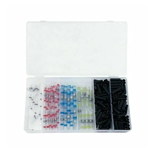 LEDVXFSVY 500pcs Solder Seal Wire Connectors Heat Shrink kit Insulated Butt Crimp Terminals Electrical Wire Cable Splice LEDVXFSVY 500pcs Solder Seal Wire Connectors Heat Shrink kit Insulated Butt Crimp Terminals Electrical Wire Cable Splice von LEDVXFSVY