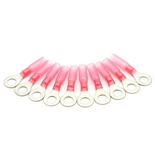 LEDVXFSVY 50pcs RV1.25-6 Red Ring Insulated Wire Connector Crimp Terminal Cable Connector Waterproof Thermal shrinkable terminal LEDVXFSVY 50pcs RV1.25-6 Red Ring Insulated Wire Connector Crimp Terminal Cable Connector Waterproof Thermal shrinkable terminal von LEDVXFSVY