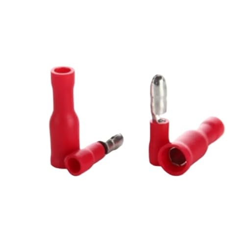 LEDVXFSVY 50pcs Red Male Female Insulated Connector Crimp Terminals Wiring Cable FRD1.25-156 FRD1-156 MPD1.25-156 MPD1-156 LEDVXFSVY 50pcs Red Male Female Insulated Connector Crimp Terminals Wiring Cable FRD1.25-156 FRD1-156 MPD1.25-156 MPD1-156 von LEDVXFSVY