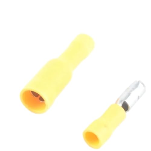 LEDVXFSVY 50pcs Yellow Male Female Insulated Connector Crimp Terminals Wiring Cable FRD1.25-1.56 MPD1.25-1.56 LEDVXFSVY 50pcs Yellow Male Female Insulated Connector Crimp Terminals Wiring Cable FRD1.25-1.56 MPD1.25-1.56 von LEDVXFSVY