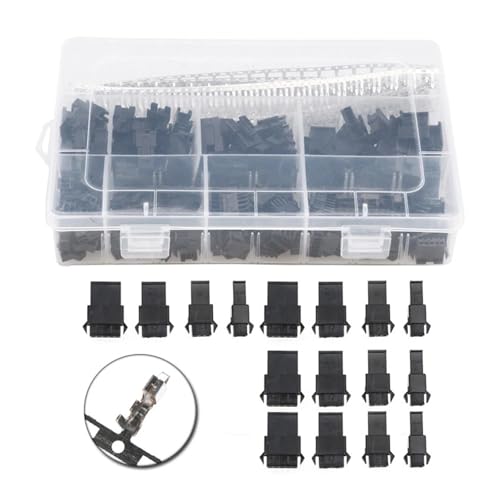 LEDVXFSVY 560pcs/box Black Male Female Jumper Pin Header Housing Connector 2.54mm 2/3/4/5 Pin Wire to Board Connectors Wire Cable LEDVXFSVY 560pcs/box Black Male Female Jumper Pin Header Housing Connector 2.54mm 2/3/4/5 Pin Wire to Board Connectors Wire Cable von LEDVXFSVY
