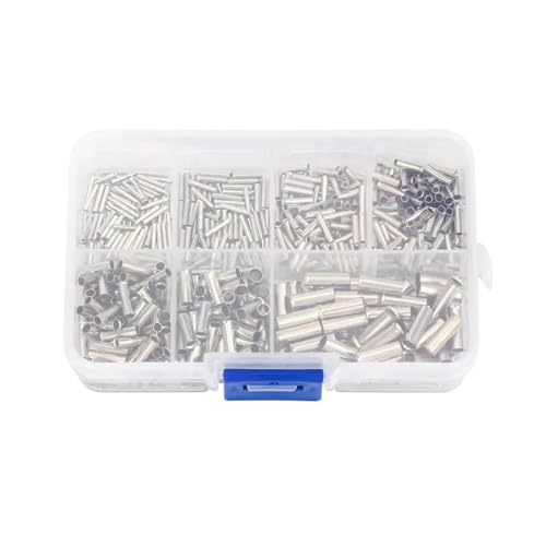 LEDVXFSVY 600Pcs Uninsulated Copper Terminal Bootlace Ferrules Cord End Electrical Cable Crimp Terminals for 0.5-6.0mm2 LEDVXFSVY 600Pcs Uninsulated Copper Terminal Bootlace Ferrules Cord End Electrical Cable Crimp Terminals for 0.5-6.0mm2 von LEDVXFSVY