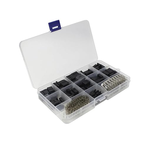 LEDVXFSVY 620pcs Wire Jumper Pin Header Connector Housing Male Crimp Pins+Female Pin Connectors Pitch Terminal Connector 18-26AWG LEDVXFSVY 620pcs Wire Jumper Pin Header Connector Housing Male Crimp Pins+Female Pin Connectors Pitch Terminal Connector 18-26AWG von LEDVXFSVY