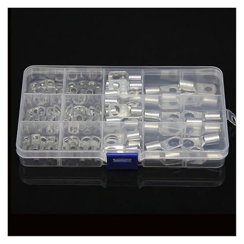 LEDVXFSVY 70pcs Copper Lug Ring Wire Connector Welding Cable Crimp Connectors SC25-6 SC16-8 SC16-6 SC10-8 SC10-6 SC6-8 SC6-6 LEDVXFSVY 70pcs Copper Lug Ring Wire Connector Welding Cable Crimp Connectors SC25-6 SC16-8 SC16-6 SC10-8 SC10-6 SC6-8 SC6-6 von LEDVXFSVY