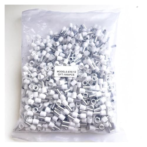LEDVXFSVY Insulated Cable Cord End Bootlace Ferrule Terminals Wire Connector for 10mm2 Wire 1000pcs E10-12 LEDVXFSVY Insulated Cable Cord End Bootlace Ferrule Terminals Wire Connector for 10mm2 Wire 1000pcs E10-12 von LEDVXFSVY