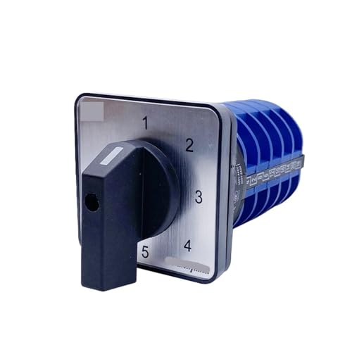 Rotary Cam Switch YMW26-32/5 Changeover Selector Silver Con-t-act 32A 5 Poles Five Positions von LEDVXFSVY