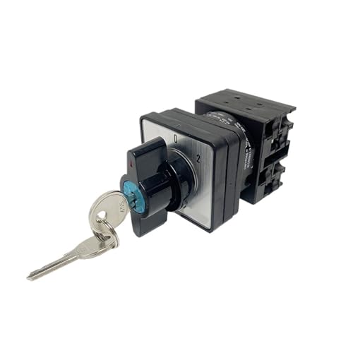 Rotary Changeover Cam Switch 3 Position With Key 2 Poles 690V 20A Selector Control Circuit Dual Power YMW42S-20/2 Rotary Changeover Cam Switch 3 Position With Key 2 Poles 690V 20A Selector Control Circuit Dual Power YMW42S-20/2 von LEDVXFSVY