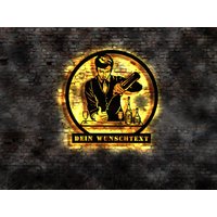 Barkeeper Leuchtreklame Rum Rumflasche Fass No Gläser Drink Bottle Bar Tresen Holzfass Sammlung Zuhause Ist Wo Mein Steht Shaker Barkeeper Leuchtreklame Rum Rumflasche Fass No Gläser Drink Bottle Bar Tresen Holzfass Sammlung Zuhause Ist Wo Mein Steht Shaker von LEDWandbilder