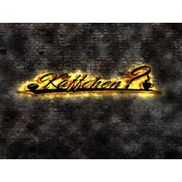 Käffchen Led Wandbild Deko Coffee Cafe Kaffee Küche Kühlschrank Milchbar Milch Kaffebar Konditormeister Konditorei Kuchenbar Cake Candy von LEDWandbilder