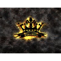 Krone König No Neon Sign King Schild Aufkleber Bild Spielzeug Kostüm Vip Lounge Werbung Leuchtschild Crown Krone König No Neon Sign King Schild Aufkleber Bild Spielzeug Kostüm Vip Lounge Werbung Leuchtschild Crown von LEDWandbilder