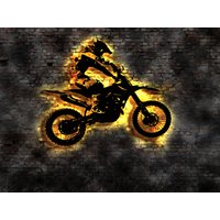Led Leuchtreklame 3D Deko Super Moto Supermoto Motocross Biker Motorrad Rennen Rennfahrer Vollcross Led Leuchtreklame 3D Deko Super Moto Supermoto Motocross Biker Motorrad Rennen Rennfahrer Vollcross von LEDWandbilder