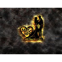 Schild Hochzeit Agentur Brautmoden Geschäft Brautkleid Deko Sign Store Werbung Brautkleider Bräutigam Planer Hochzeitsplaner von LEDWandbilder