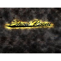 Show Room Led Leuchtschild Showroom Ausstellung Schild Museum Werbeschild Eingangsschild von LEDWandbilder