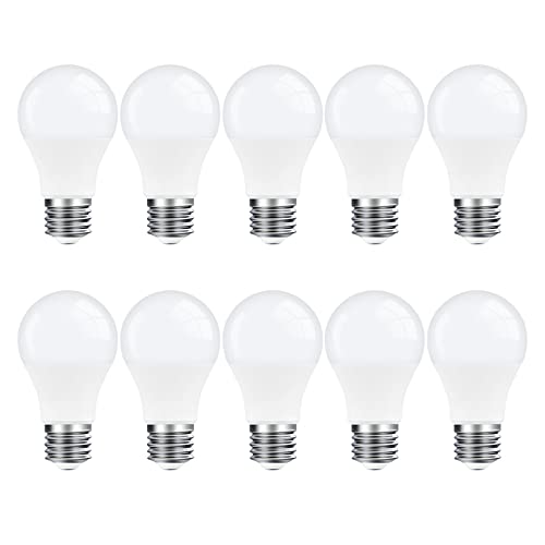 E27 LED Warmweiss, 10er 806LM Glühbirne E27 9W, 3000K Energie Sparen Leuchtmittel fur Wohnzimmer, Schlafzimmer, Bad, Lobby und Flur, Nachttischlampe, Stehlampe, Schreibtischlampe von LEDYA