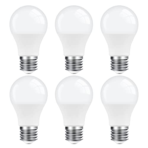 LEDYA E27 LED Warmweiss, 9W 800 Lumen LED Birne 3000K Ersatz für 60W Glühlampe, Edison LED Lampe, A60 Energiesparlampe Leuchtmittel, 6 Stück von LEDYA