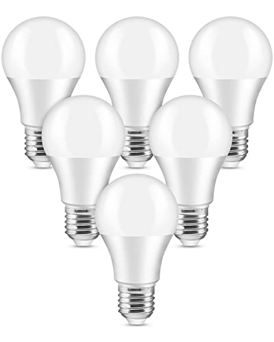 LEDYA E27 LED Lampen 9W, 806LM Superhell Glühbirne E27 Warmweiß, 3000K Lampen 60W Halogen Glühbirne Ersetzt, CRI80+, 180° Abstrahlwinkel, nicht Dimmbar, 6 Stück von LEDYA