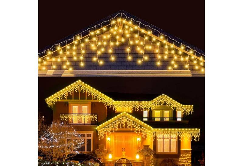 LEDYA LED-Lichterkette Kugelförmige Lichterkette, netzbetrieben, 50 LEDs pro 10 Meter, Wasserdicht, 8 Modi, Memory-Funktion LEDYA LED-Lichterkette Kugelförmige Lichterkette, netzbetrieben, 50 LEDs pro 10 Meter, Wasserdicht, 8 Modi, Memory-Funktion von LEDYA