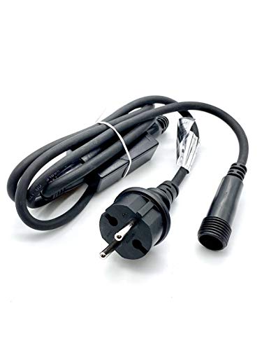 LEDZEIT - Profi Serie - Netzkabel 1.5m, Schwarz, Außen und Innen, Nur kompatibel mit LEDZEIT- Profi Serie LEDZEIT - Profi Serie - Netzkabel 1.5m, Schwarz, Außen und Innen, Nur kompatibel mit LEDZEIT- Profi Serie von LEDZEIT