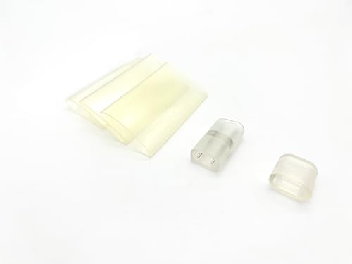 LEDZEIT - Profi Serie - Verbinder I, PVC transparent. NUR für den auf dieser Seite angegebenen LED Strip, NICHT kompatibel mit LED Lichtschlauch und LED Neon flex von LEDZEIT