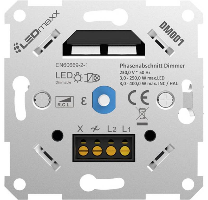 LEDmaxx Drehdimmer LEDmaxx DM001 Universal-Dimmer Weiß LEDmaxx Drehdimmer LEDmaxx DM001 Universal-Dimmer Weiß von LEDmaxx