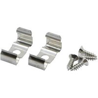 LEDmaxx LCV11 LEDconnect Befestigungsclips (flach) 2er Set Edelstahl von LEDmaxx