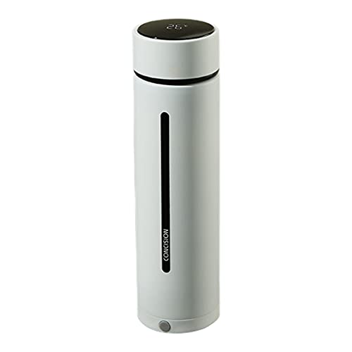 Doppelwandiger Vakuum Kaffee Reisebecher Für Kreatives Design LED Temperatur Leicht Zu Reinigende Dur Wasserflasche von LEEINTO
