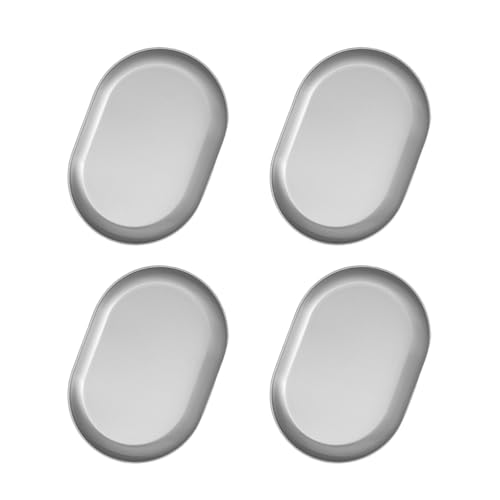 Set Von 4 Eleganten Speisenschalen Set 304 Stall Stahl Servierteller Teller Für Unterhaltung Und Tägliche Verwendung von LEELOU