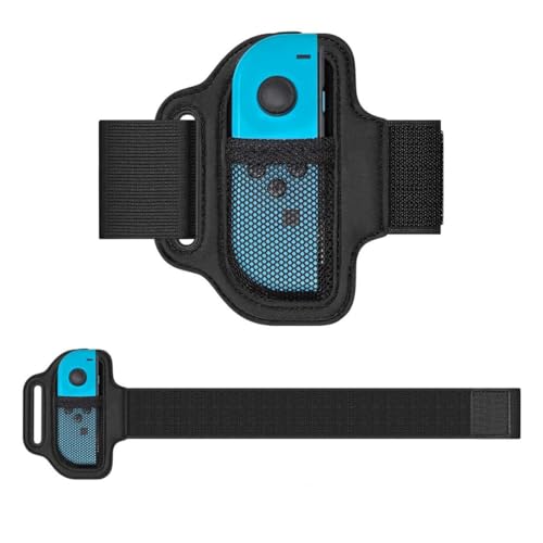 LEEQBCR 2 Stück Übungs-Beinband, Verstellbares elastisches Beinband für Switching, Beinhalteband für Switching-Übungsband, Kompatibel mit Spielkonsole, Abenteuer-Beinband von LEEQBCR