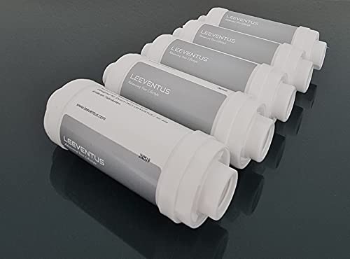 LEEVENTUS - 5 Stück Premium Ionenfilter für dusch-WCs - Made in Korea von LEEVENTUS