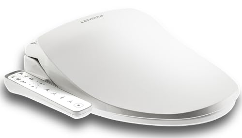 LEEVENTUS Elektronisches Bidet - J430, Standard Version, mit seitlichem Bedienelement & selbstleerender Wassertank-Technologie, energiesparender Dusch WC Aufsatz aus Korea von LEEVENTUS