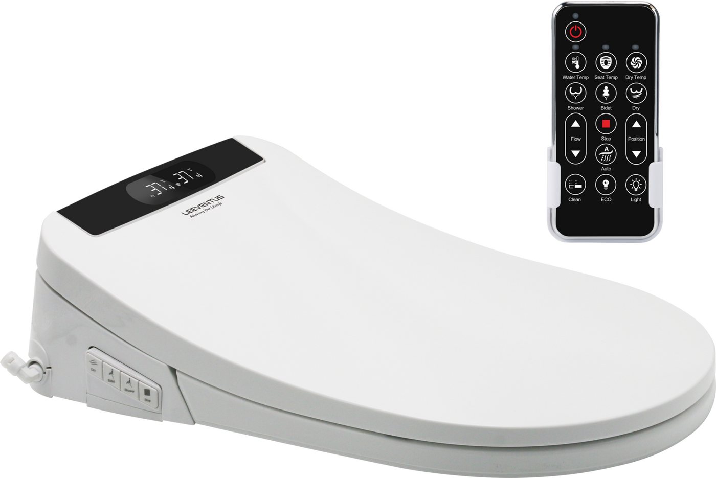 LEEVENTUS Dusch-WC LEEVENTUS - L-MSC403-R Smart Bidet – tanklos mit Durchlauferhitzer von LEEVENTUS