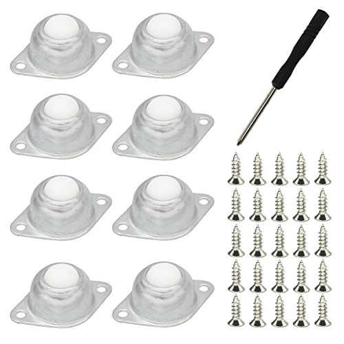 Kugellager Transfer Bearing Klein Nylon Kugelrollenlager Flach Ball Roller Kugelrollen Möbelrollen Rund Rollen Montiert Lager mit 20pcs Schrauben für Möbel Gepäck Schiebe Schlitten Förderrolle Kugellager Transfer Bearing Klein Nylon Kugelrollenlager Flach Ball Roller Kugelrollen Möbelrollen Rund Rollen Montiert Lager mit 20pcs Schrauben für Möbel Gepäck Schiebe Schlitten Förderrolle von LEEWYOU