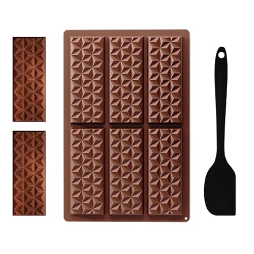 Silikon Schokoladenformen Schokolade Silikonform Pralinen Antihaft Pralinenform Backform Schokoladentafel Form Bonbonformen Süßigkeitenformen für Backen (Silikon-15) von LEEWYOU
