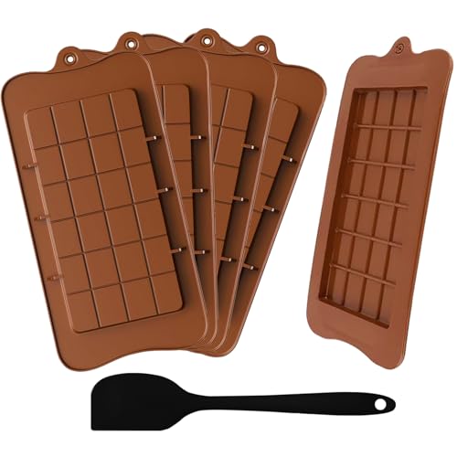 Silikon Schokoladenformen Schokolade Silikonform Pralinen Antihaft Pralinenform Backform Schokoladentafel Form Bonbonformen Süßigkeitenformen für Backen von LEEWYOU