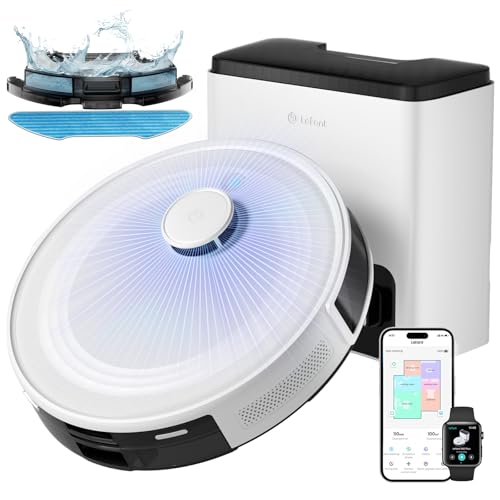 LEFANT M2 Plus Saugroboter mit Wischfunktion, Staubsauger Roboter mit Automatischer Staubentleerung, LiDAR-Navigation Mapping, 6000 Pa, APP/Alexa Steuerung, Roboterstaubsauger für Teppiche Tierhaare LEFANT M2 Plus Saugroboter mit Wischfunktion, Staubsauger Roboter mit Automatischer Staubentleerung, LiDAR-Navigation Mapping, 6000 Pa, APP/Alexa Steuerung, Roboterstaubsauger für Teppiche Tierhaare von LEFANT