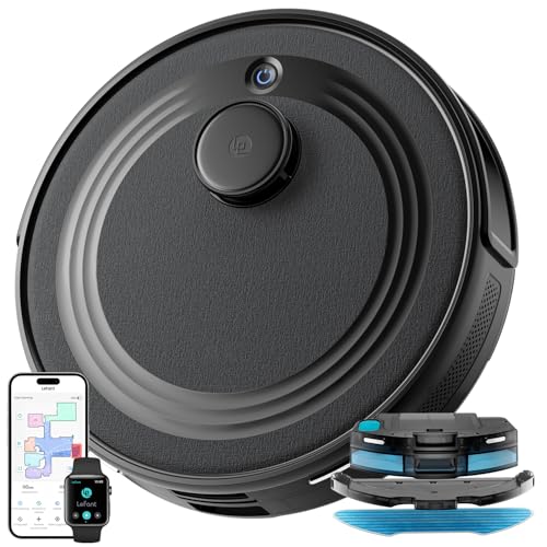 LEFANT M2 Saugroboter Mit Wischfunktion, Staubsauger Roboter 6000 Pa Saugkraft, Laser-Navigation, PSD-Vermeidungstechnologie, Laufzeit von 240 Minuten, Roboterstaubsauger mit APP Steuerung LEFANT M2 Saugroboter Mit Wischfunktion, Staubsauger Roboter 6000 Pa Saugkraft, Laser-Navigation, PSD-Vermeidungstechnologie, Laufzeit von 240 Minuten, Roboterstaubsauger mit APP Steuerung von LEFANT