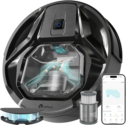 LEFANT M320 Saugroboter mit Wischfunktion 3 in 1, 6.000Pa Staubsauger Roboter mit Präzise-Entfernungs-Navigation, Sichtbar 800ML Staubbehälter, 240Mins, WLAN/App, Ideal für Tierhaare, Teppiche LEFANT M320 Saugroboter mit Wischfunktion 3 in 1, 6.000Pa Staubsauger Roboter mit Präzise-Entfernungs-Navigation, Sichtbar 800ML Staubbehälter, 240Mins, WLAN/App, Ideal für Tierhaare, Teppiche von LEFANT