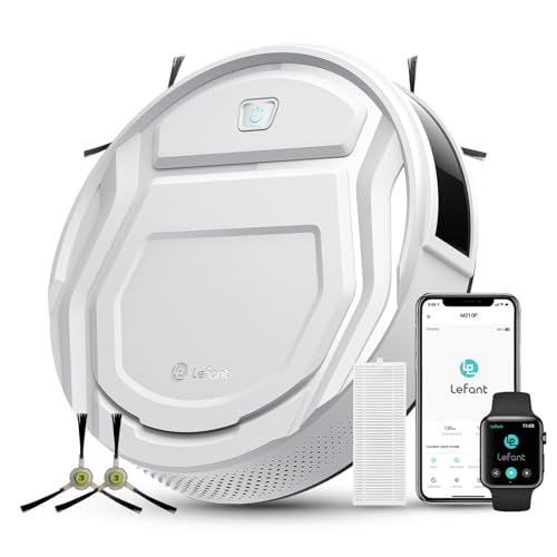 LEFANT Saugroboter, Superschlank Staubsauger Roboter mit Starke Saugleistung, WLAN Roboterstaubsauger Kompatibel mit Alexa und APP-Steuerung, Selbstaufladung und Leise für Tierhaare, Teppich-M210 LEFANT Saugroboter, Superschlank Staubsauger Roboter mit Starke Saugleistung, WLAN Roboterstaubsauger Kompatibel mit Alexa und APP-Steuerung, Selbstaufladung und Leise für Tierhaare, Teppich-M210 von LEFANT