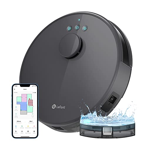 LEFANT Saugroboter mit Wischfunktion, 4000Pa Saugleistung Staubsauger Roboter 200min Laufzeit, Mehrstufiges Mapping, mit No-Go-Zonen, Saug und Wischroboter für Tierhaare, Teppiche und Hartböden LEFANT Saugroboter mit Wischfunktion, 4000Pa Saugleistung Staubsauger Roboter 200min Laufzeit, Mehrstufiges Mapping, mit No-Go-Zonen, Saug und Wischroboter für Tierhaare, Teppiche und Hartböden von LEFANT