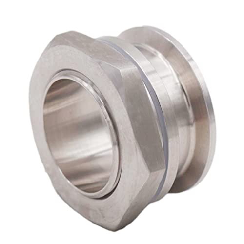 LEFTART 5,1 cm TC 304 Edelstahl Homebrew Wasserkocher Bulkhead Schlauchanschlüsse, for Küchenbar-Zubehör von LEFTART