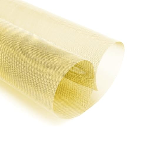 LEFTART Messinggewebe aus Drahtgeflecht, 15 x 15 cm, for Lüftungsfenster, Kupfergitter, Werkzeugteile(60 Mesh) von LEFTART