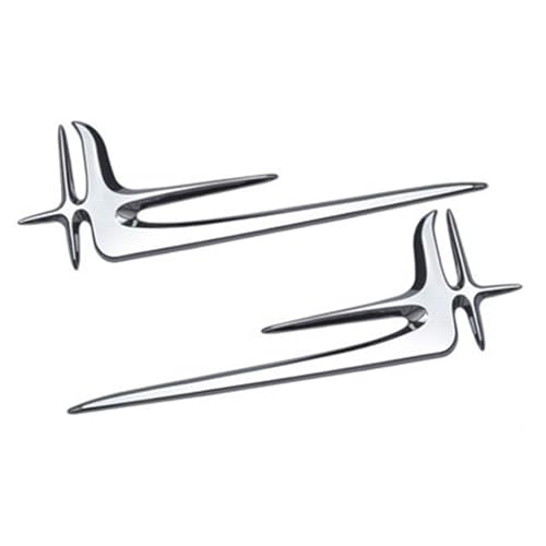 LEFUVR Auto Emblem Aufkleber, Außendekoration 3D für Mercedes Benz GLB 200 2018 2019 2020 2021 2022 7-Sitzer, Frontgrill Karosserie Kofferraum Dekoration Logo Autoaufkleber Tuning,Silver-A LEFUVR Auto Emblem Aufkleber, Außendekoration 3D für Mercedes Benz GLB 200 2018 2019 2020 2021 2022 7-Sitzer, Frontgrill Karosserie Kofferraum Dekoration Logo Autoaufkleber Tuning,Silver-A von LEFUVR