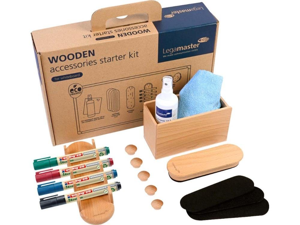 LEGAMASTER Magnettafel Legamaster Zubehör Starter-Kit 'WOODEN' für Whiteb von LEGAMASTER