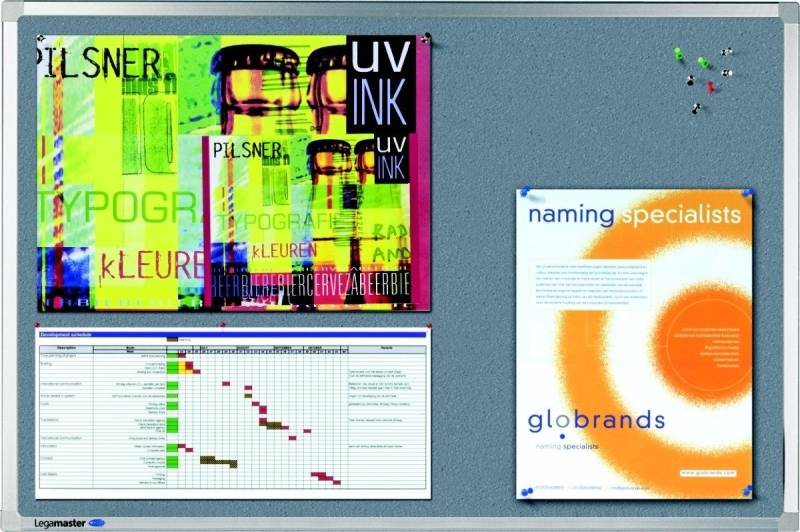 LEGAMASTER Pinnwand Pinboard Professional Textil 120x180cm grau LEGAMASTER Pinnwand Pinboard Professional Textil 120x180cm grau von LEGAMASTER