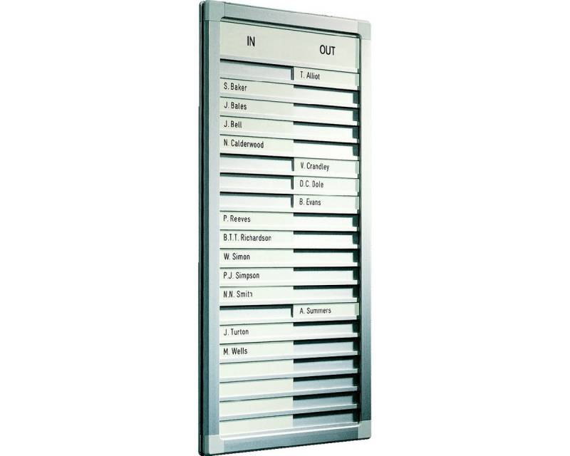LEGAMASTER Wandtafel Personal- Projekt-Planungstafel Professional In-and-Outboard 26x77cm von LEGAMASTER