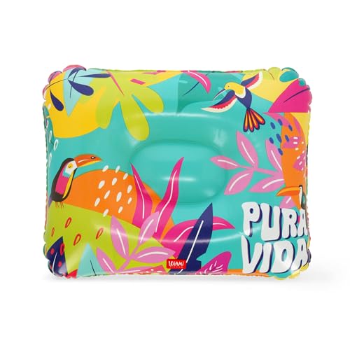 Legami - Aufblasbares Strandkissen, Komfortables ultraleichtes Strand-Pool-Camping-Kissen, Durchmesser 40 cm von LEGAMI